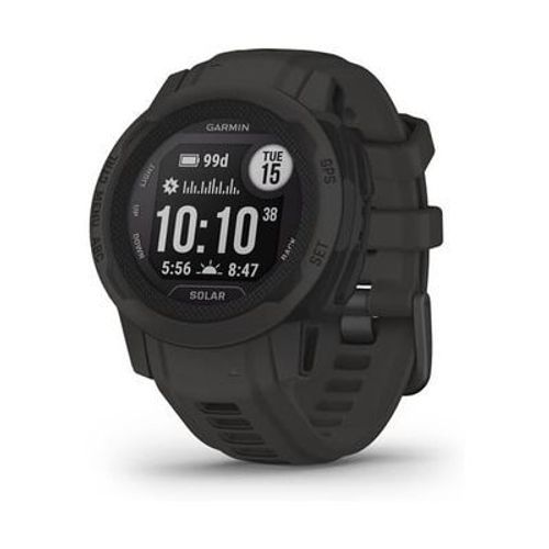 Garmin Instinct 2s Solar - 40 Mm - Graphite - Montre De Sport Avec Bracelet - Silicone - Taille Du Poignet : 112-180 Mm - Monochrome - 32 Mo - Bluetooth, Ant+ - 43 G
