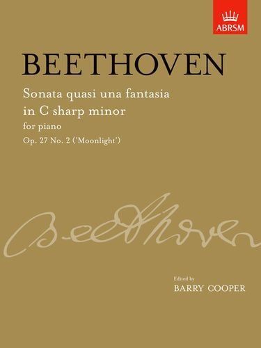 Sonata Quasi Una Fantasia In C Sharp Minor, Op. 27 No. 2 ('moonlight')