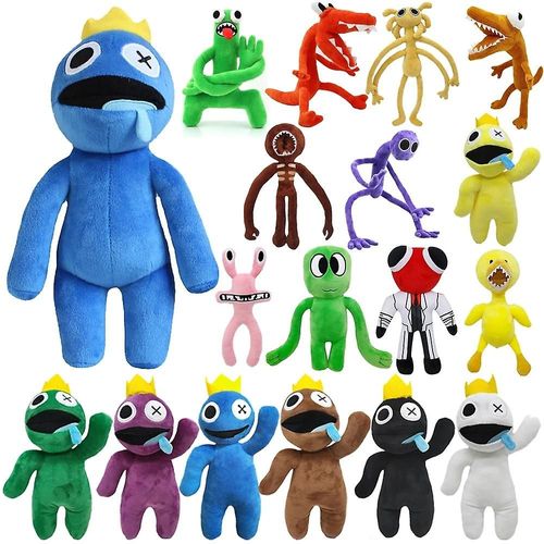 Rainbow Friends Peluche Jeu Poupée Monstre Bleu Longue Main Monstre Doux En Peluche Animal Halloween Cadeau De Noël Pour Enfants Jouets