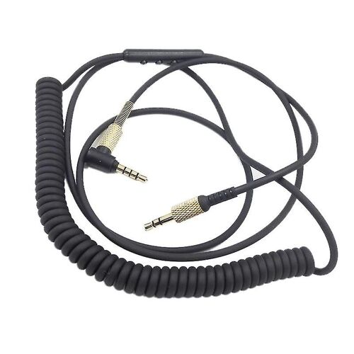 Câble audio à ressort compatible avec la ligne Marshall Major II 2 Monitor Bluetooth Headphone+(otyu