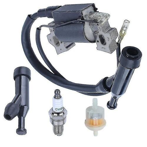 Gx160 Bobine D'allumage + Bougie D'allumage Du Filtre À Carburant Pour Honda Gx110 Gx120 Gx140 5.5hp 6.5hp 4589693 30500-Ze1-033