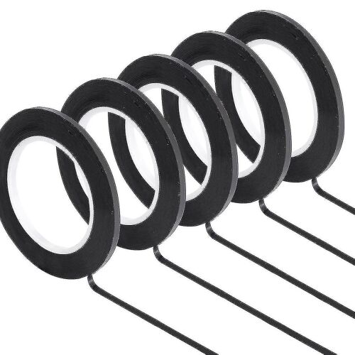 16 Pcs Tableau Blanc Graphique Graphique Ruban, Effaçable À Sec Conseil Art Tape, Mince Noir Quadrillage Graphique Ruban, 3mm Ty