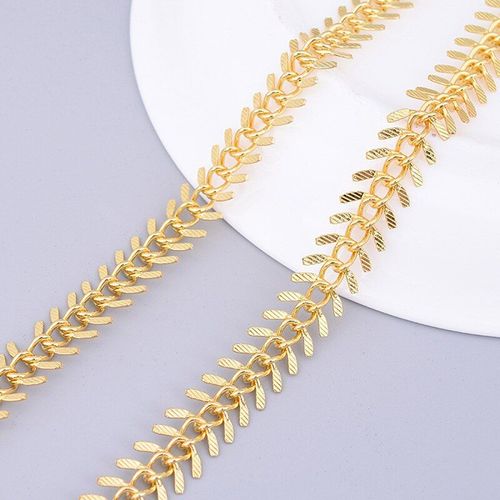 Chaîne En Os De Poisson, 1 Mètre, Fait À La Main, Collier, Bracelet, Boucle D'oreille, Accessoires De Fabrication De Bijoux