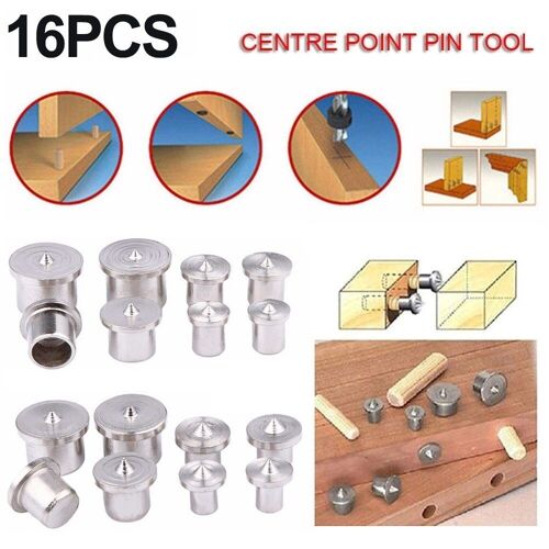 Lot de 16 mèches de perçage pour le travail du bois, 6, 8, 10, 12mm