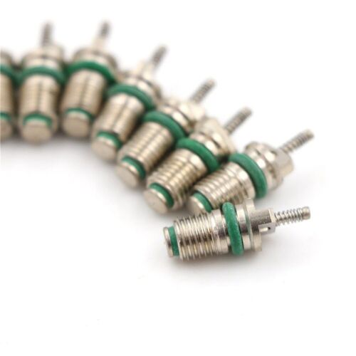 Assortiment D'aiguilles De Noyau De Valve Ac R134a Pour Voiture, 10 Pièces/Lot, Résistant À La Chaleur, Réfrigérant 134a