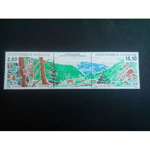 Timbre Saint Pierre Et Miquelon Yt 568 A Île De Langlade 1992 (060206)