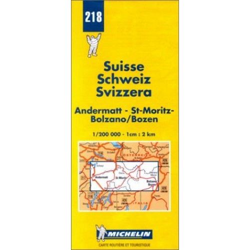 Andermatt St-Moritz Bolzano/Bolzen - 1/200 000