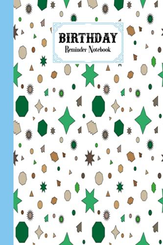 Birthday Reminder Notebook: Birthday Reminder Book Cube Cover, Month By Month Record Of Birthdays, Anniversaries And Other Special Days | 60 Pages, Size 6" X 9" By Gerhild Sander