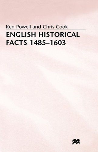 English Historical Facts 1485-1603