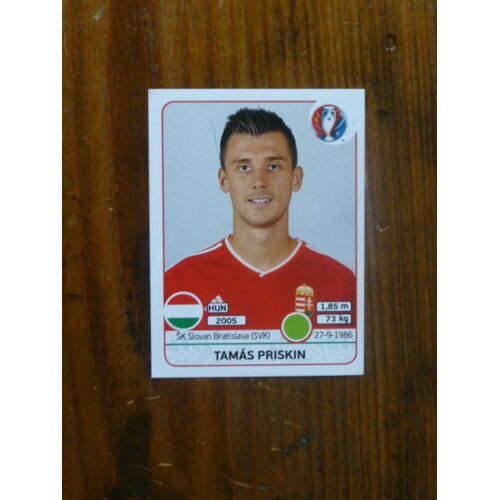 Image Panini Euro 2016 N°679 -Tamas Priskin- Hongrie-