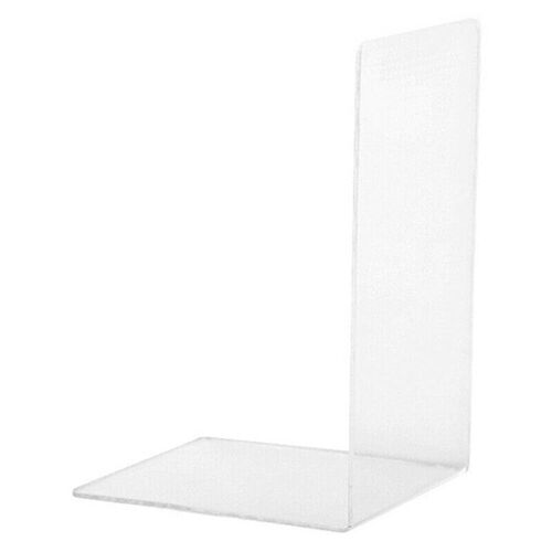 Nouvel organisateur de bureau antidérapant, papeterie de bureau, fin de livre de lecture en forme de L, étagère en acrylique transparente pour le bureau à domicile, 2021