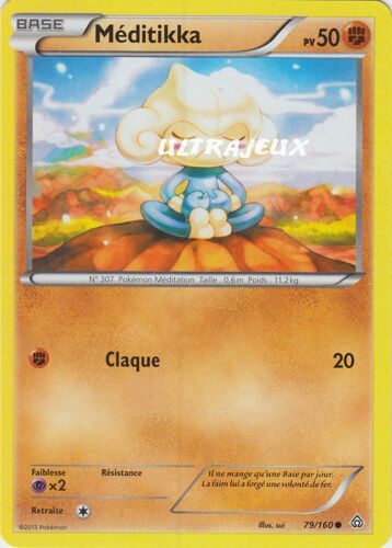 Pokémon - 79/160 - Xy - Primo Choc - Méditikka - Commune