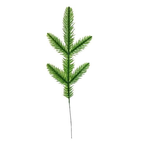 Aiguille de fleur artificielle en pin vert, 1 pièce, décoration de noël, bricolage, cadeau artisanal, décoration d'arbre de noël, fausse plante Scrapbo R8C0