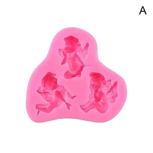 Moule À Gâteau En Silicone 3 Sortes De Petits Anges Cupidon, Moule À Fondant, Outil De Cuisine, Pâtisserie, Bonbons E4o5