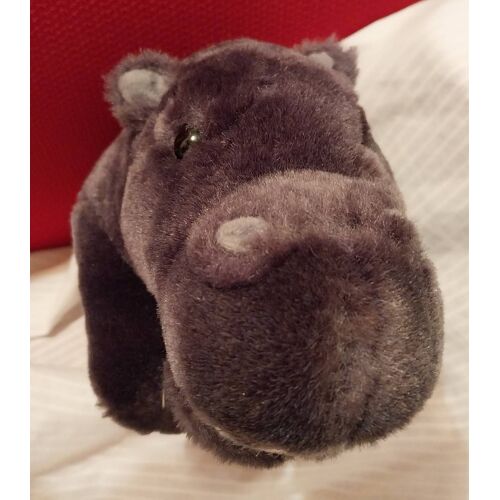 Hippopotame Gris Foncé Peluche