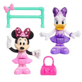 Minnie Mouse Minnie - Blister 2 Figurines 7,5 Cm Avec Accessoires - Ballerine