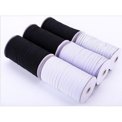 1 Pièce De 1 Mètre De Bande Élastique De Couture, Bobine De Cordon Extensible De Printemps, Bande Élastique De Tricot De Taille, Largeur D'accessoire De Vêtement 0.3 À 1.2cm