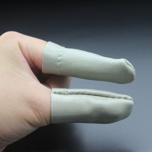 Dé À Coudre En Cuir Artificiel Fait À La Main, 1 Paire De Doigts, Bricolage, Outils De Couture À La Main, Accessoires