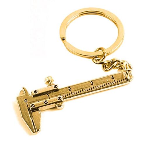 Mini pied à coulisse Portable de 0 à 4cm, outil de jauge de couture de Style porte-clés, 1 pièce