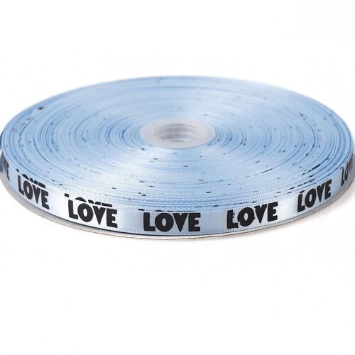 Rubans Multicolores En Satin Avec Lettres D'amour, 10 Mètres/Lot, 10mm, Pour Bricolage, Roses En Soie Artificielle, Fournitures Artisanales, Accessoires De Couture