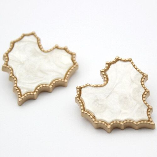 Chemise À Boutons Blancs En Forme D'étoile À Cinq Branches, 2 Pièces, Boutons Décoratifs Imitation Coquille, Bricolage