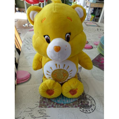 Peluche Bisounours Jaune Avec Un Soleil Grosjojo Parlant