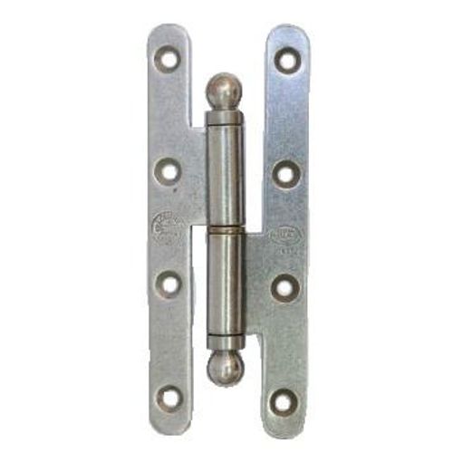 Paumelle rustique à vase acier poli verni bouts ronds droite ou gauche - JEAN BROS