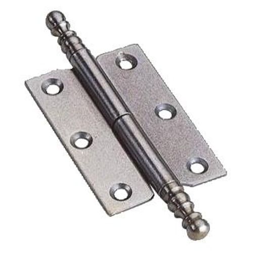 Paumelle de meuble rustique à vase 60 x 40 acier poli droite ou gauche - JEAN BROS