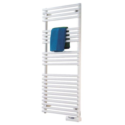 Radiateur Sèche-Serviettes Cala Électrique Puissance 500 W Hauteur 968 Mm Largeur 501 Mm Blanc -Tf Réf. Tln-050-050