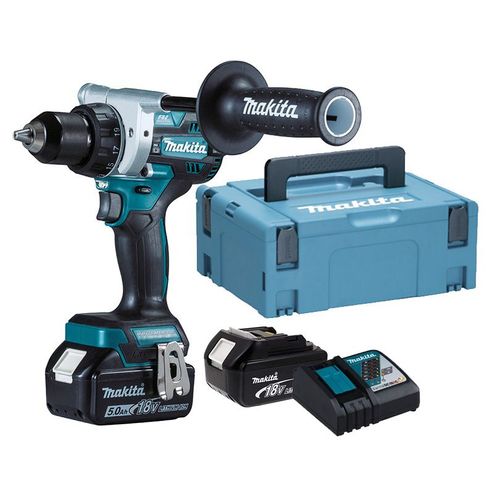 Perceuse 18V Li-Ion BL (2x5,0 Ah) en MAKPAC - MAKITA DDF486RTJ