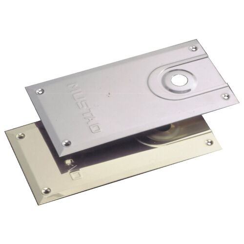 Plaque de pivot série 701.01 finition inox/86N - MUSTAD - 3050705105