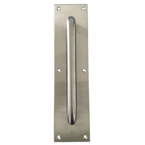 Poignée tirage inox sur plaque - HERACLES