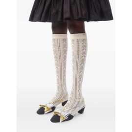 Valentino Garavani Escarpins Bowow 45 Mm À Bride Arrière - Noir