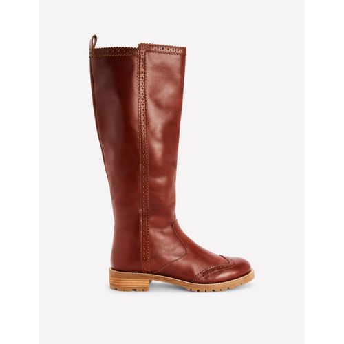 Bottes Hauteur Genou Détails Richelieussfauve