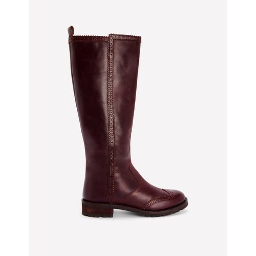Bottes Hauteur Genou Détails Richelieussbordeaux Profond