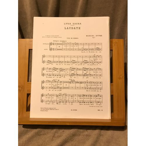 Marcel Dupré Laudate Opus 9 Parties Vocales Hommes Et Femmes Éditions Leduc