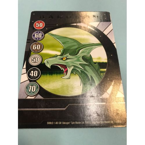 Carte Bakugan Bamcd 1 - 2011 Sega - Mcdonald's