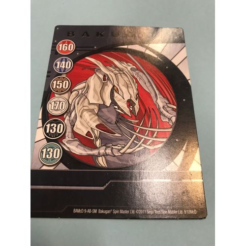Carte Bakugan Bamcd 9 - Sega 2011 - Mcdonald's