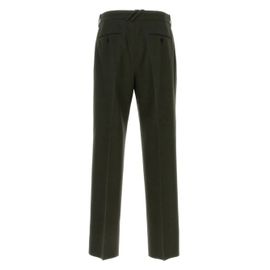 Burberry Pantalon De Costume En Laine - Vert
