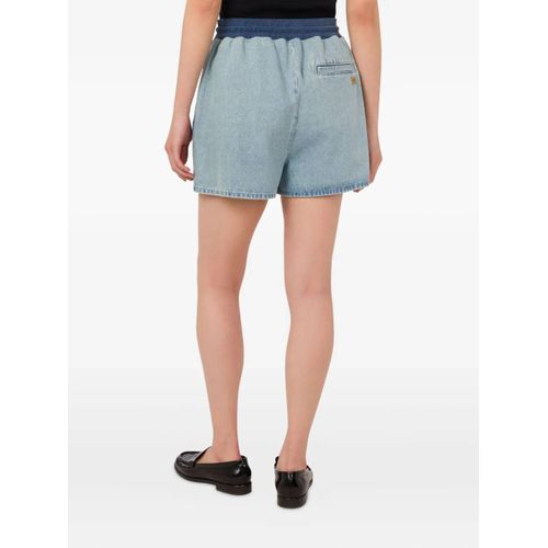 Moschino Jeans Short Chino Droit - Bleu