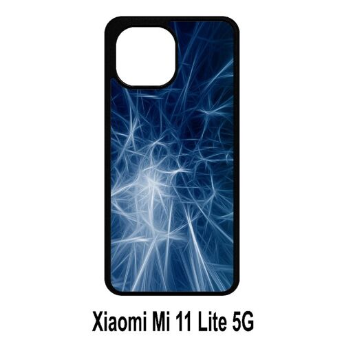 Coque pour xiaomi mi 11 lite 5g - nebuleux - silicone - noir