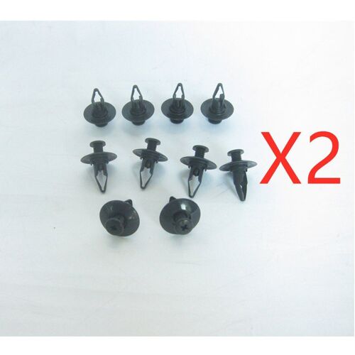20 Pcs Clip De Fixation Pour Garde-Boue De Voiture, Rivet De Garde-Boue Intérieur, Accessoires Pour Mazda Na01-56-145 Bj Mazda 6 Gg Gh Hommage Mazda 3 323 Nipseyteko