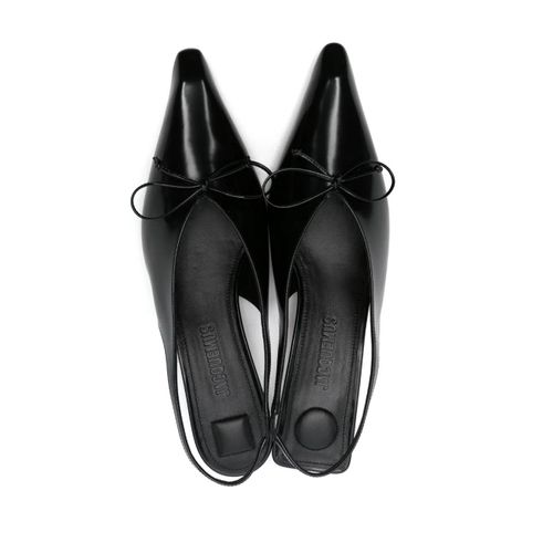 Jacquemus Escarpins Les Slingbacks Cubisto 40 Mm - Noir