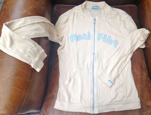 Beau Gilet Manches Longues Anti-Flirt T1 Beige / Crème