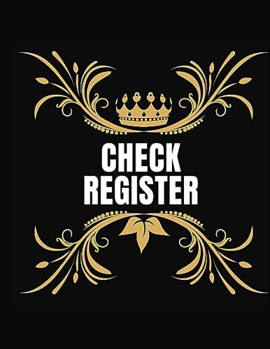 Check Register: Simple Check Register Checkbook Registers | Check And Debit Card Register | 6 Column | Payment Record Personal Checkbook | Checking ... And Debit Card Register Book Bank Transaction
