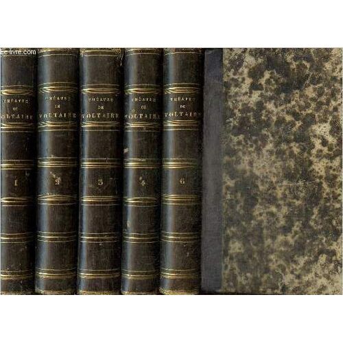 Oeuvres Complètes De Voltaire - Théâtre, Tomes I À Vi (Tome V Manquant, 5 Volumes)