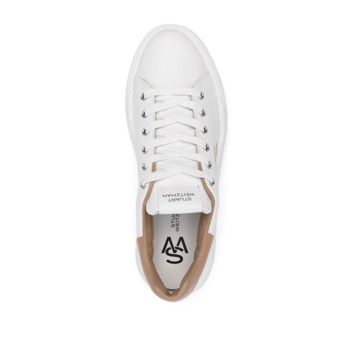 Stuart Weitzman Baskets Sw Pro En Cuir - Blanc