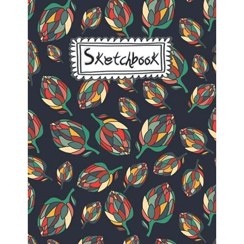 Sketchbook: Artichoke Sketchbook For Kids: Large Sketchbook 8.5 X 11 Pages 120 (Journal And Sketch Pad For Drawing And Doodling ) Classroom Sketchbook For Kids .