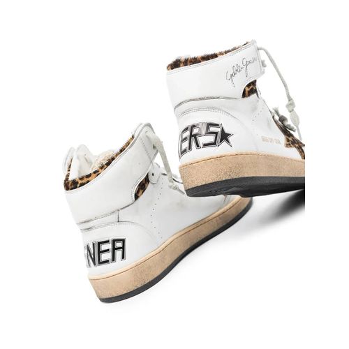 Golden Goose Baskets Montantes Sky-Star - Blanc