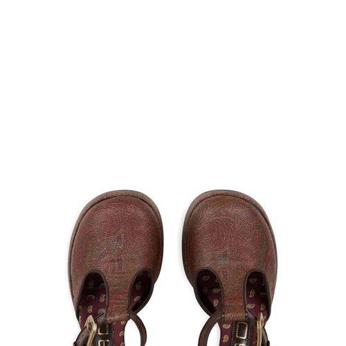 Etro Escarpins À Motif Cachemire 105 Mm - Marron